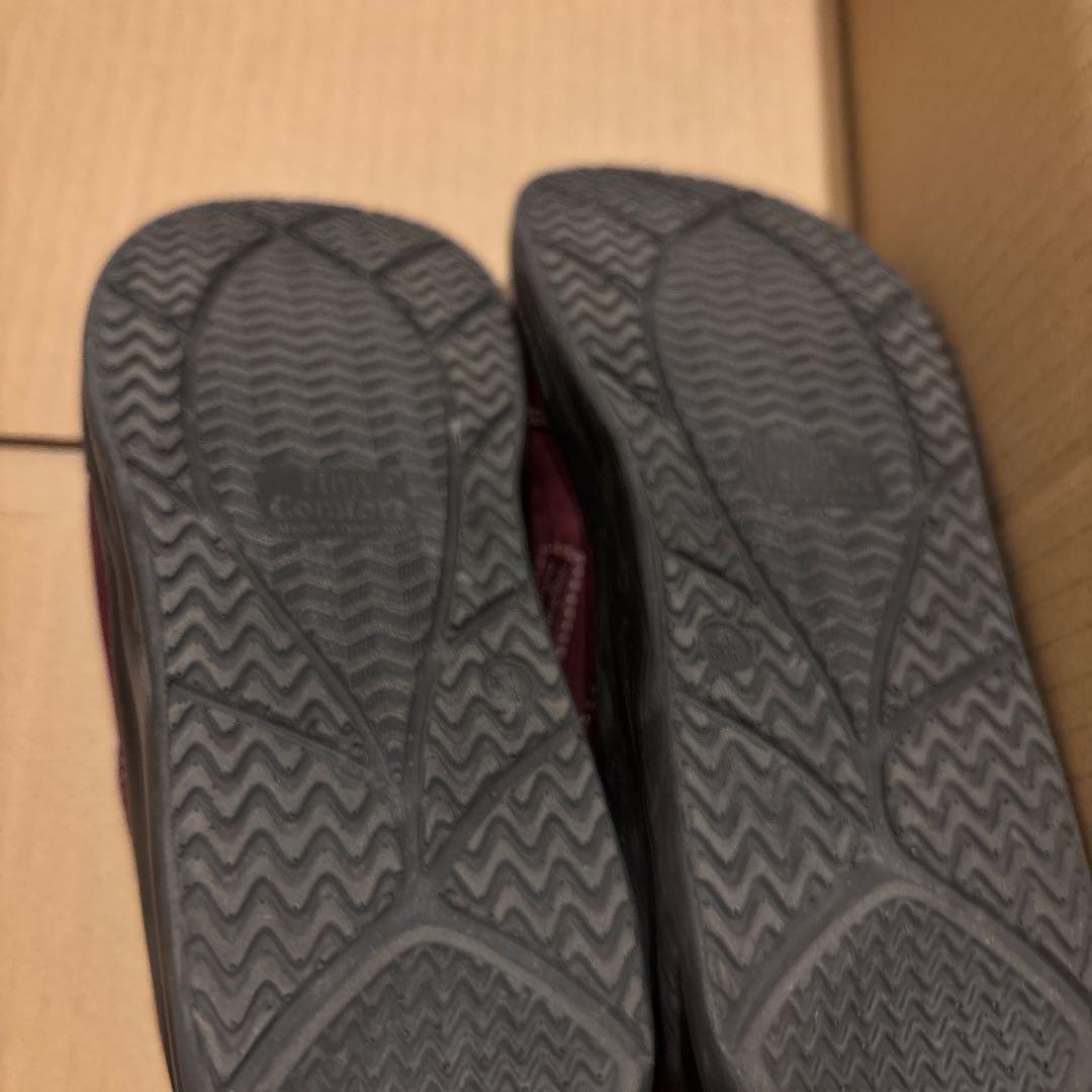 Finncomfort フィンコンフォート　ショートブーツ　4E バーガンディ