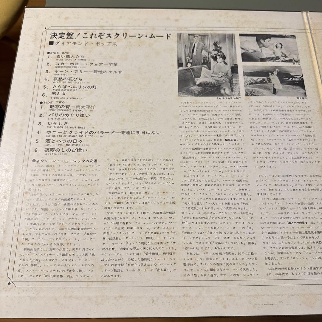 洋楽 This is Screen Music THE DIAMOND POPS