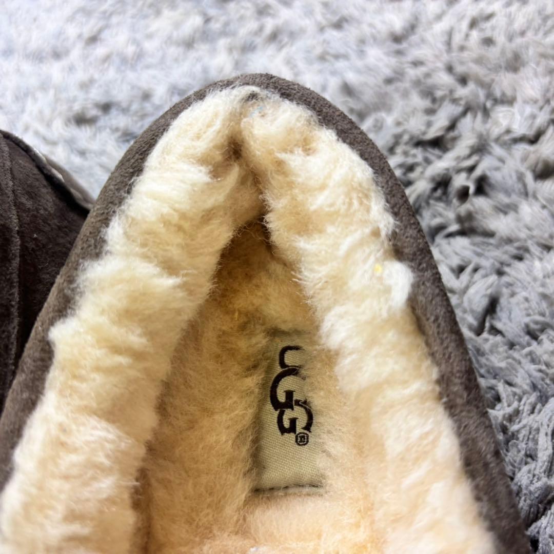 UGG アグ ANSLEY スエード ボア モカシン 25cm