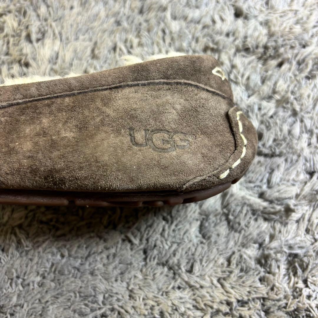 UGG アグ ANSLEY スエード ボア モカシン 25cm