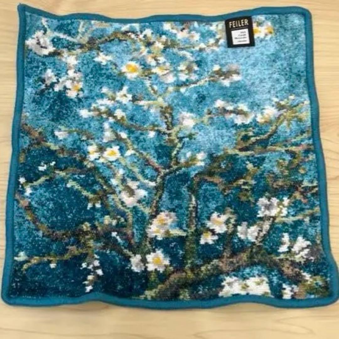 ゴッホ　サンフラワーズ & アーモンドブロッサム２枚セット　フェイラー