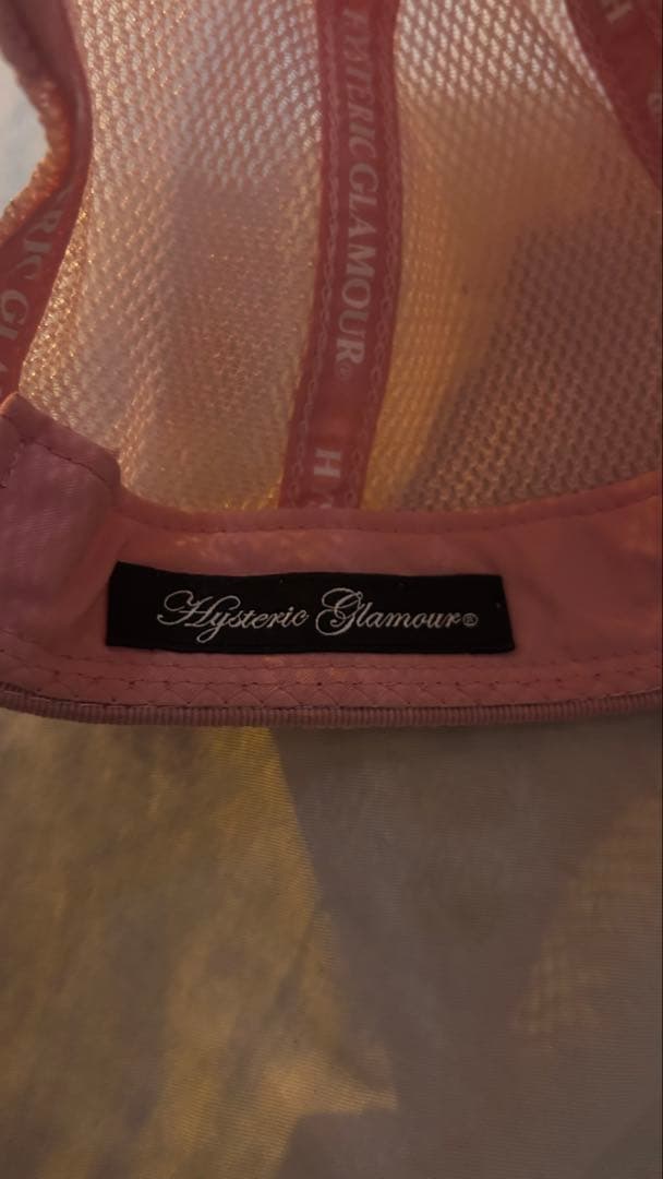 hysteric glamor スタッズ付きキャップ ピンク