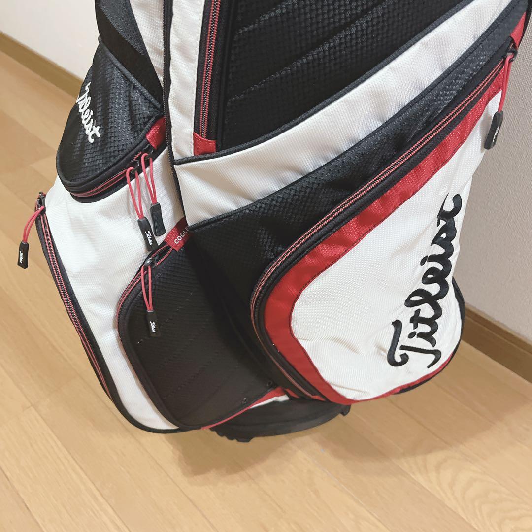 K257 美品！Titleist タイトリスト キャディバッグ フード無し