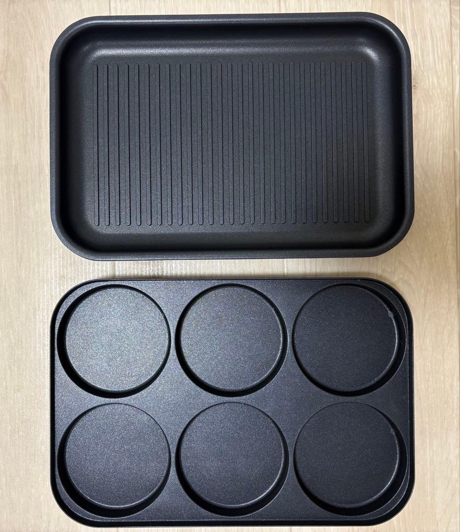 BRUNO ブルーノ コンパクトホットプレート BOE021 レッド 付属品沢山