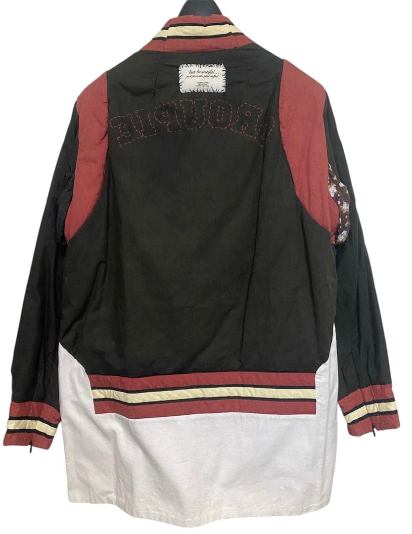 アンダーカバー but beautiful 中綿はめ絵スタジャン　ブルゾン