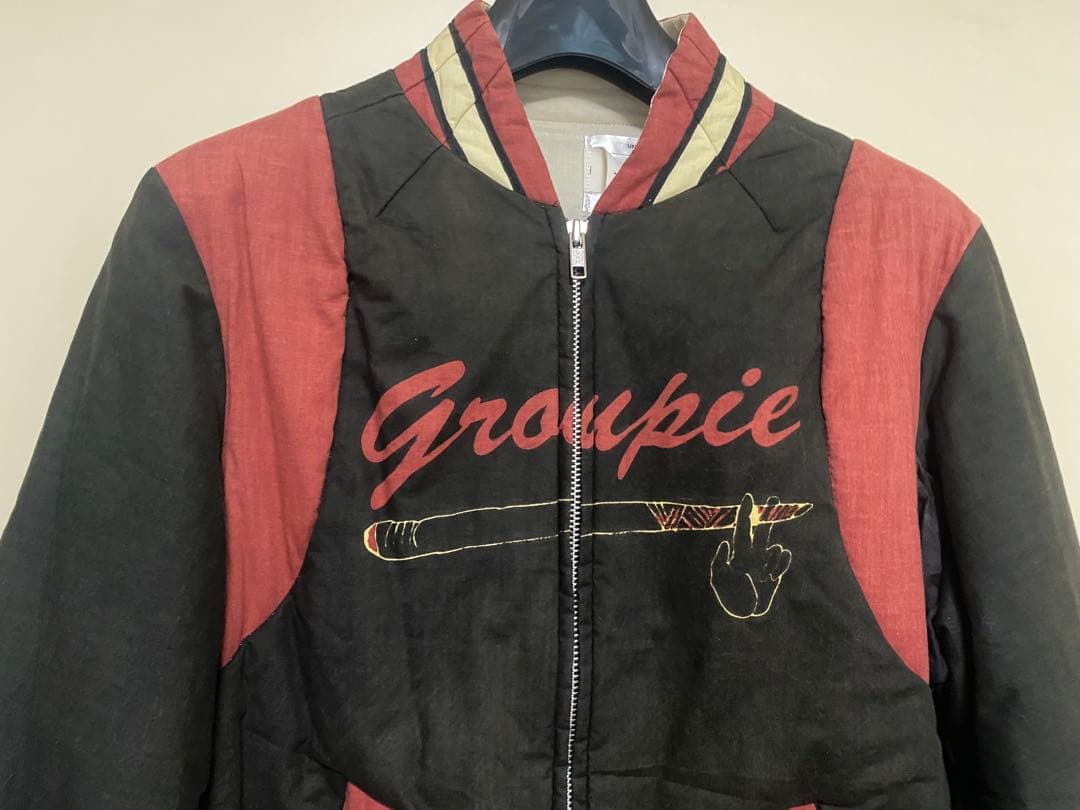 アンダーカバー but beautiful 中綿はめ絵スタジャン　ブルゾン