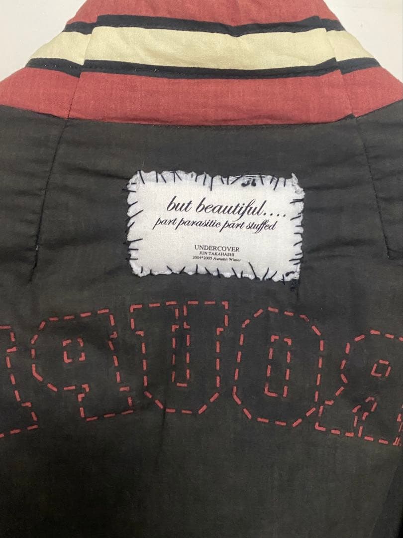 アンダーカバー but beautiful 中綿はめ絵スタジャン　ブルゾン