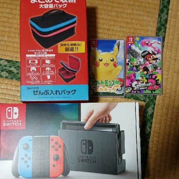 Nintendo Switch Joy-Con (L) ネオンブルー / (R