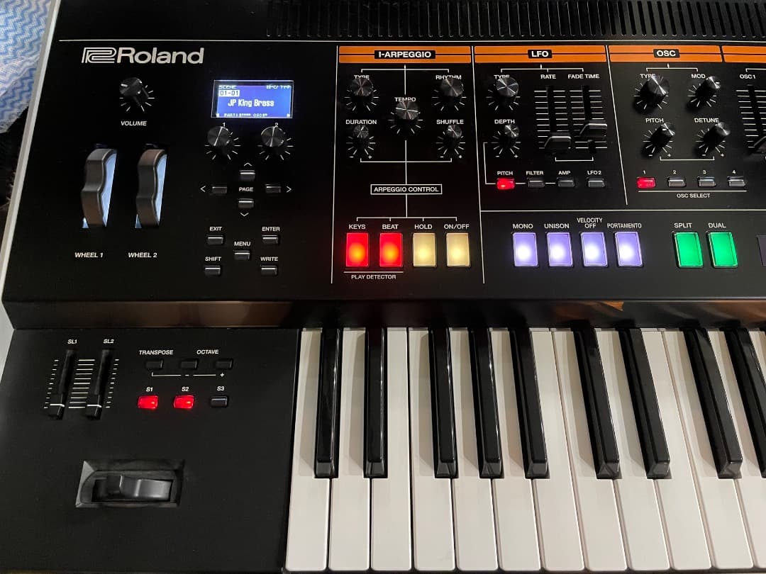 Roland JUPITER-X 美品 WC-1付属 即発送!!!