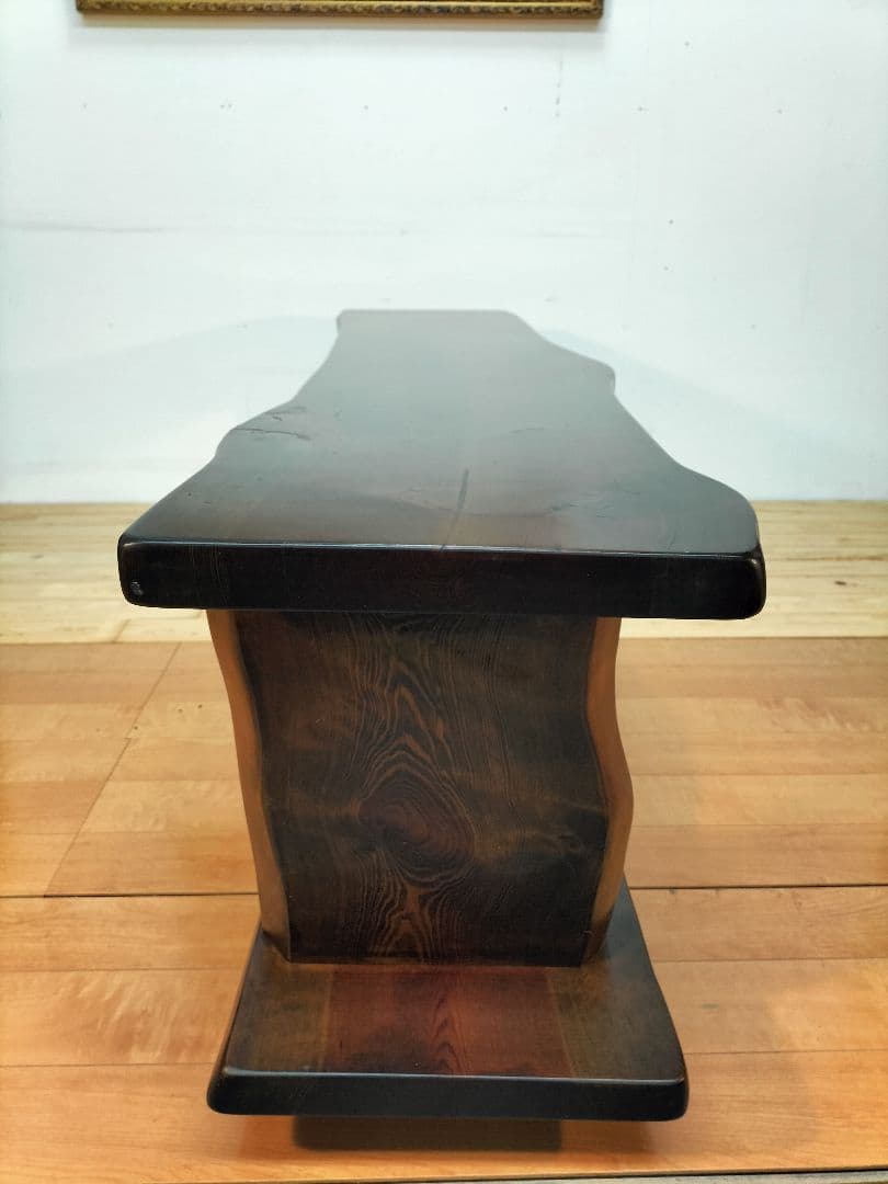 松の木　耳付き一枚板　テーブル　テレビ台