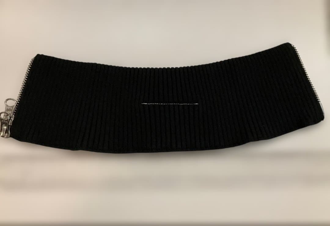 エムエムシックス メゾン マルジェラ　ネックウォーマー黒