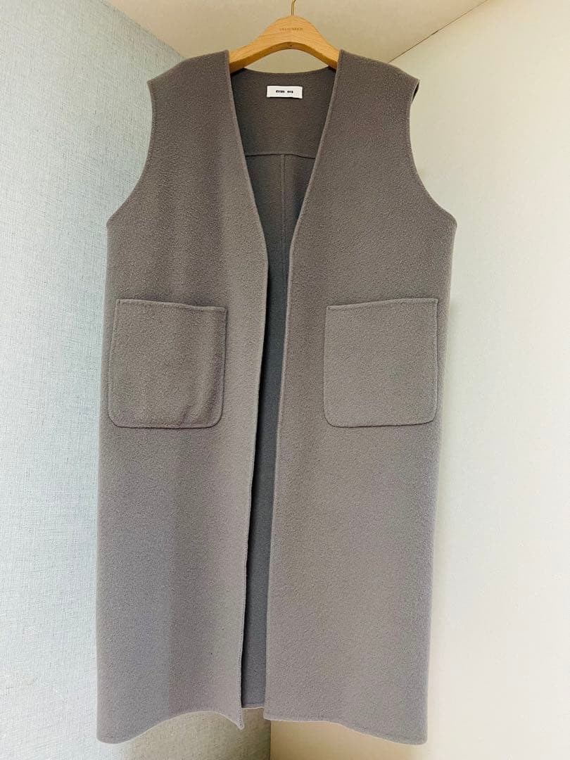evam eva ウール ロングベスト
