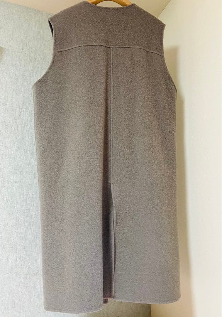 evam eva ウール ロングベスト