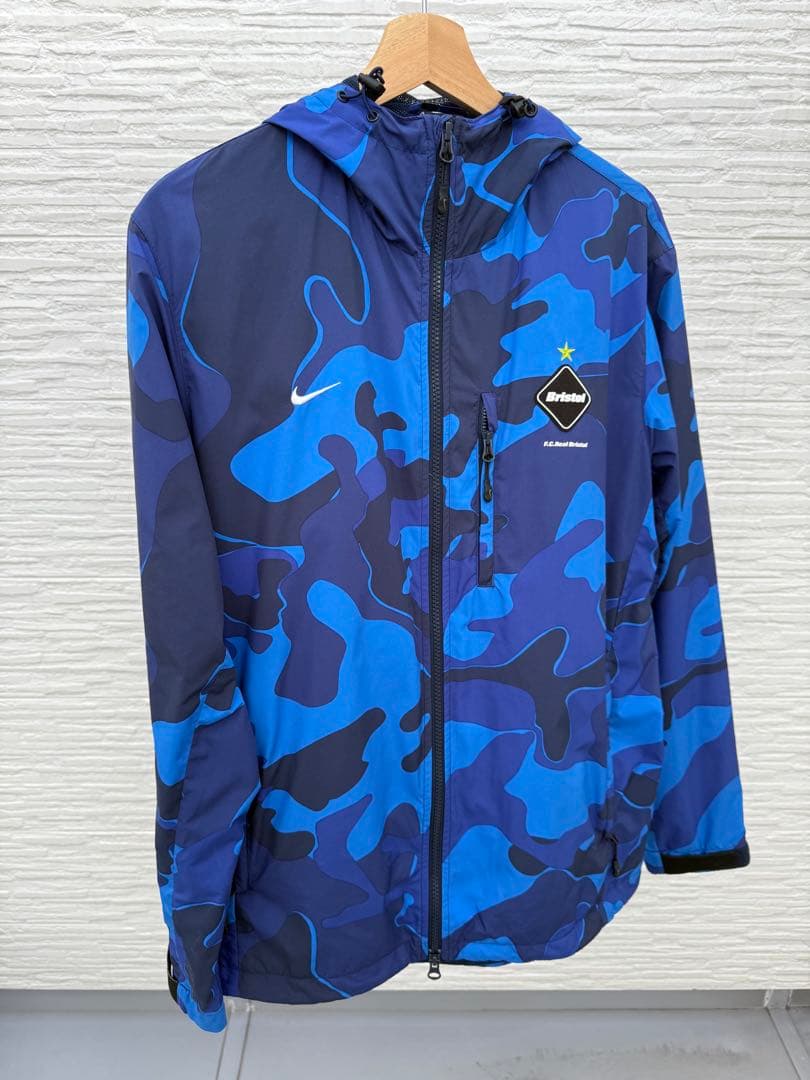 Nike×F.C.RealBristol ナイロンジャケット カモ柄 FCRB