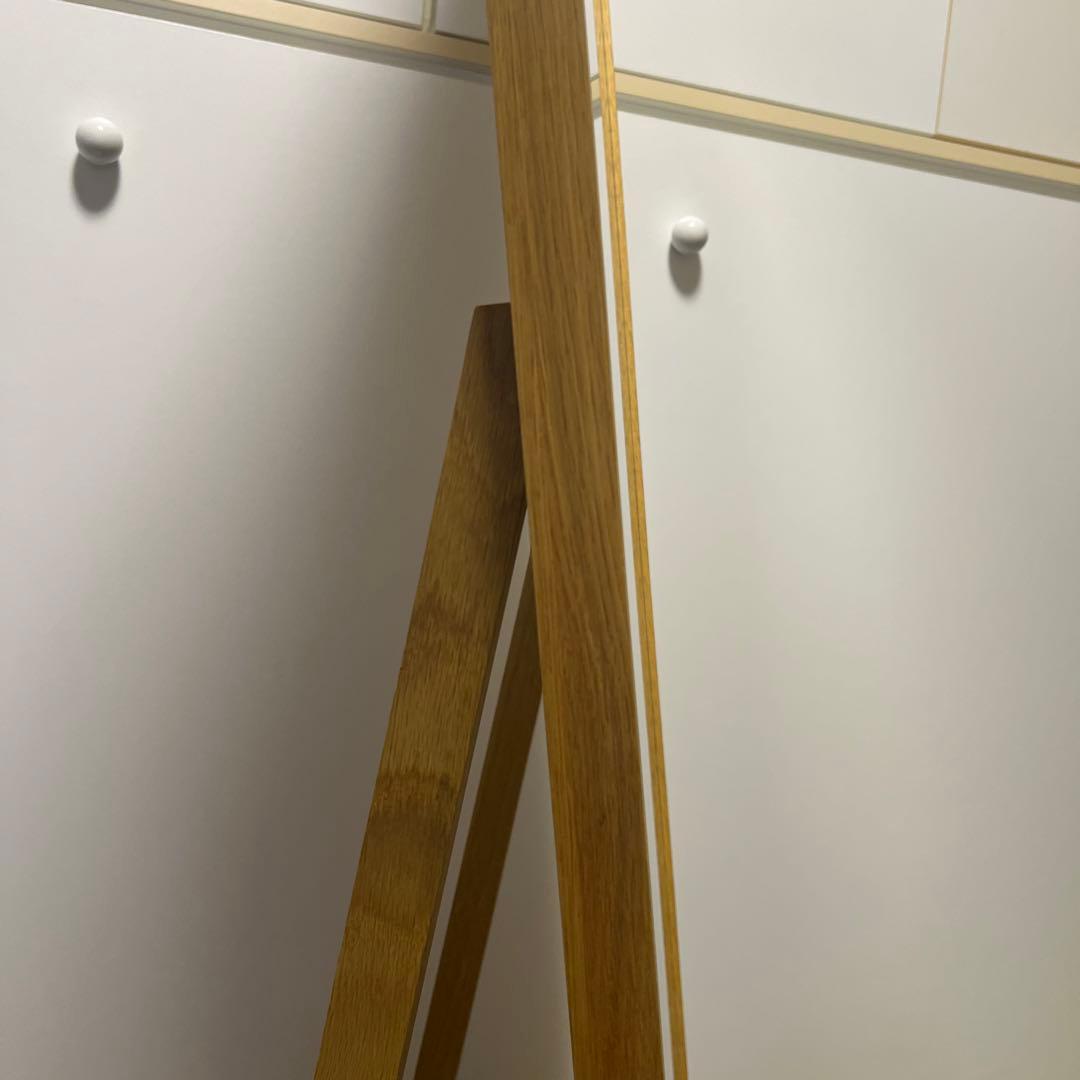 無印良品 オーク材スタンドミラー 大