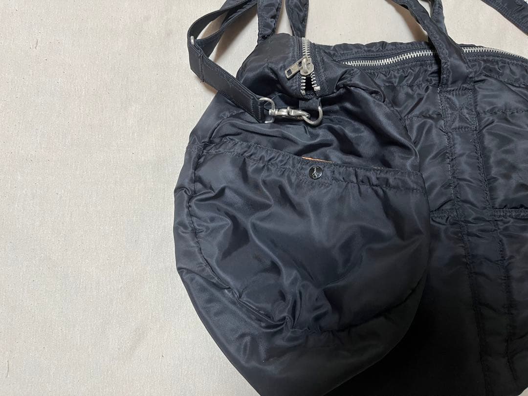 PORTER ポーター タンカー ボストンバッグ ドラム型 2WAY ブラック