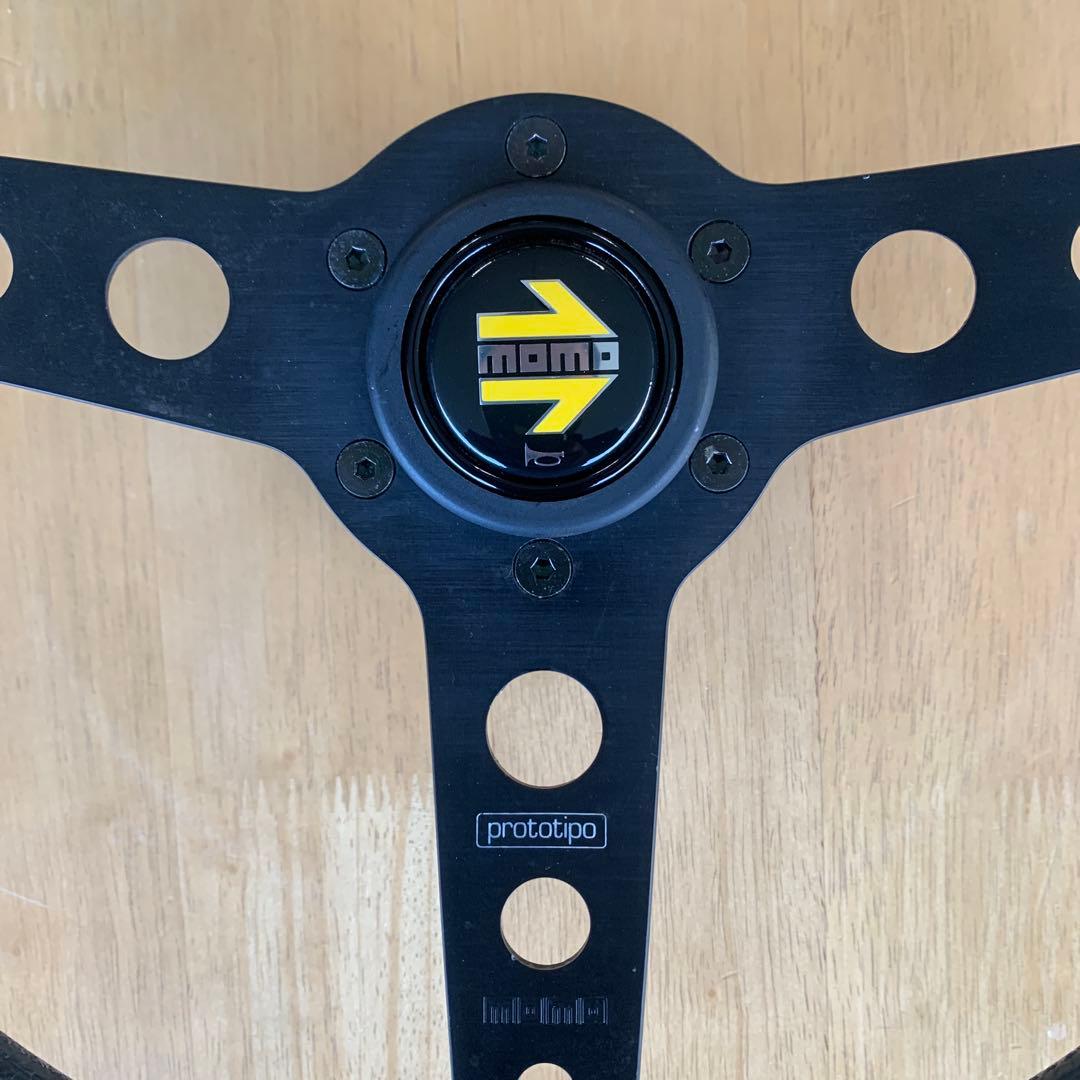 momo prototipo ステアリング 黒