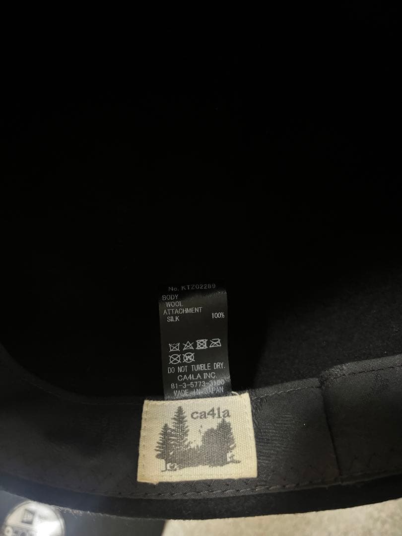 CA4LA HOVER ウール キャスケット ブラック