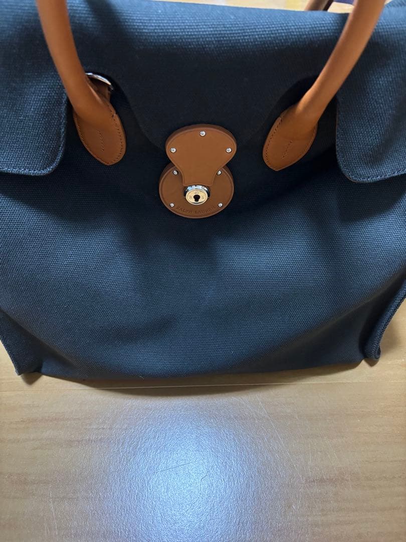 Ralph Lauren ビジネスバッグ 黒 キャンバス