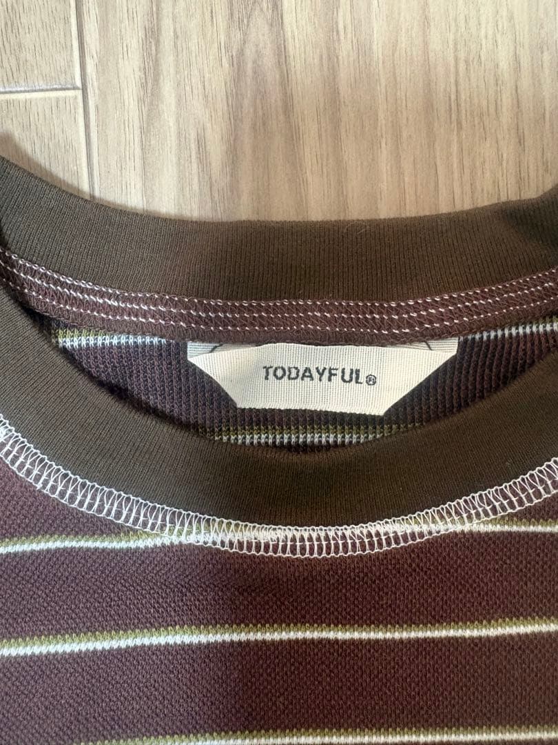 トップス TODAYFUL Border Ringer Tee