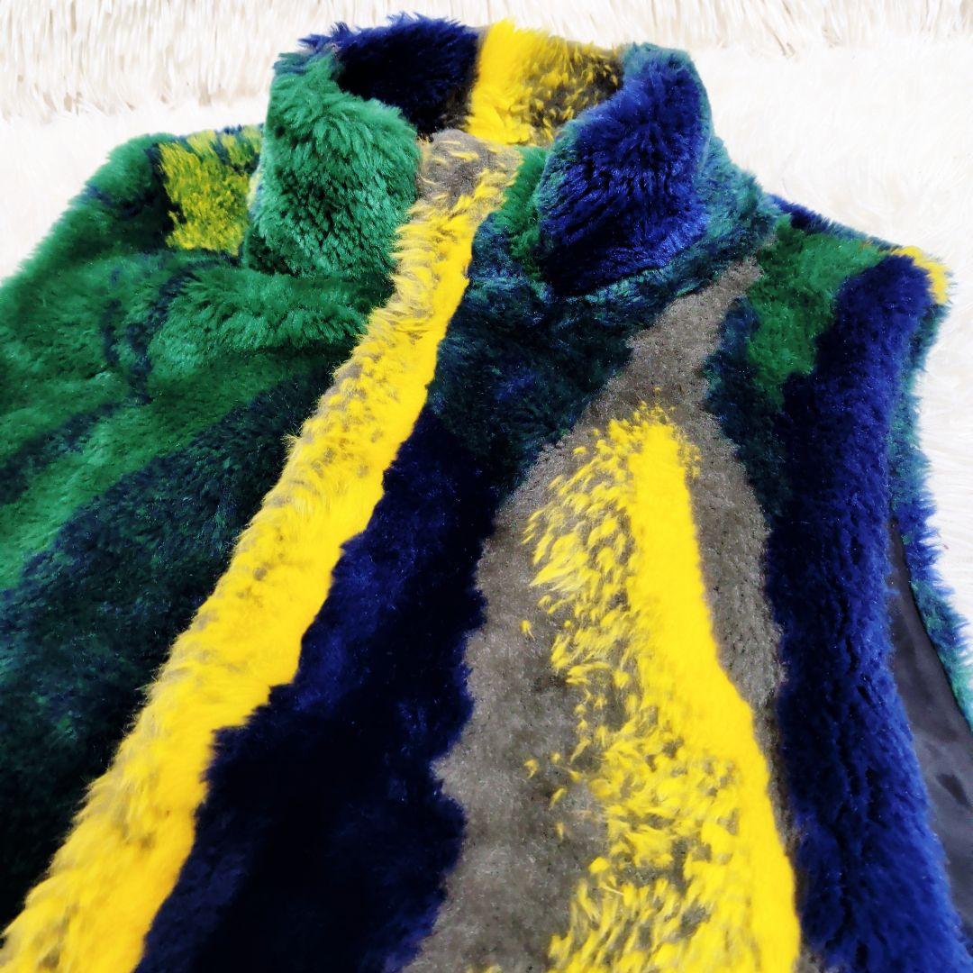 【完売品】【美品】BELPER 　べルパー　ジレ　ファーベスト