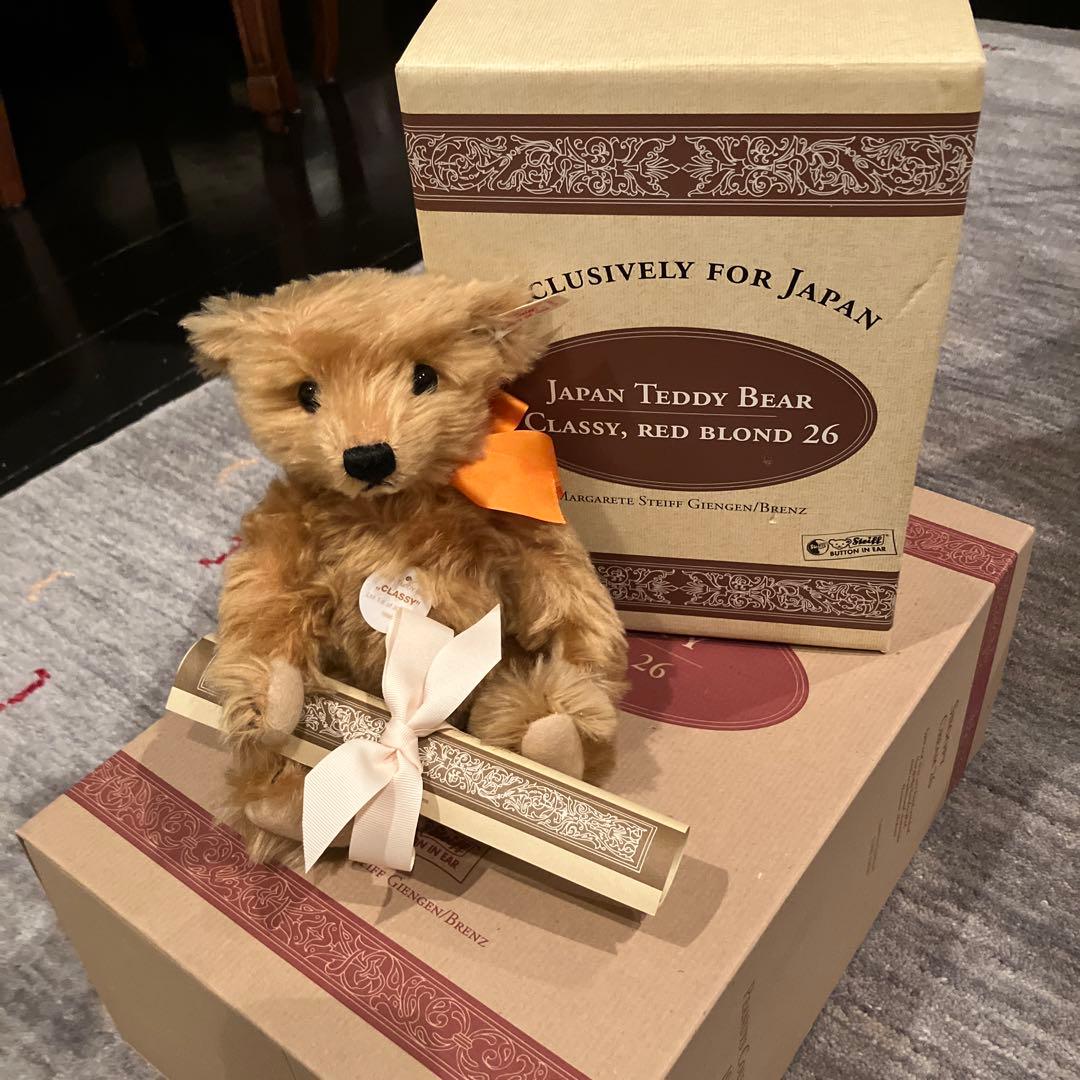 シュタイフ✨Japan Teddy Bear✨Classy Red Blond✨