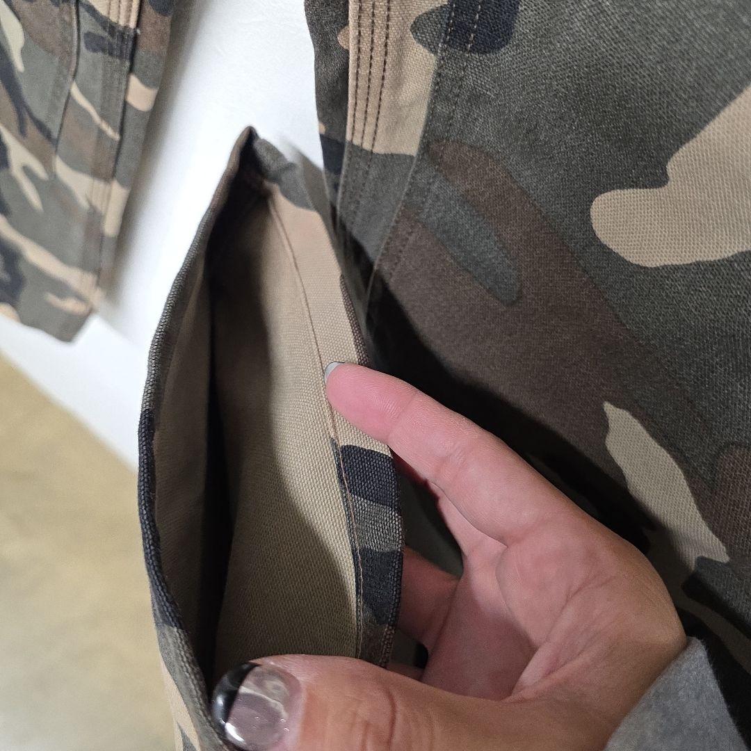 90s～00s カーハート　ダブルニー　超希少！ ウッドランドカモ　迷彩