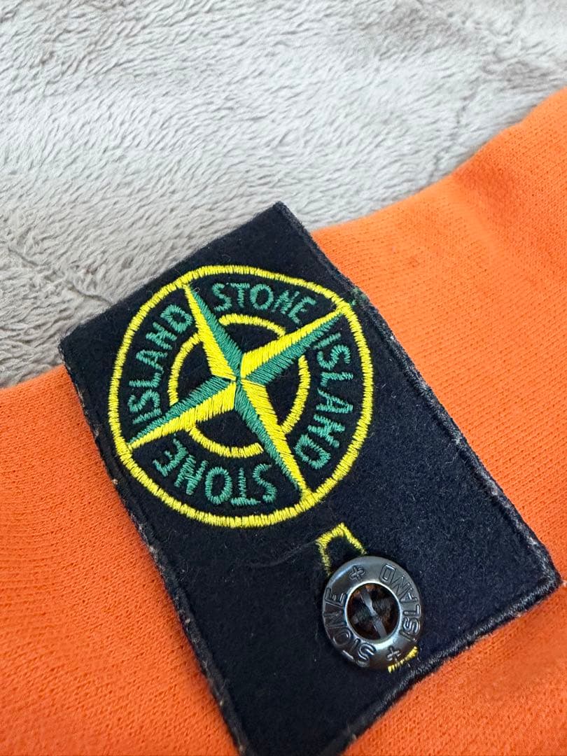 STONE  オレンジ クルーネック トレーナー