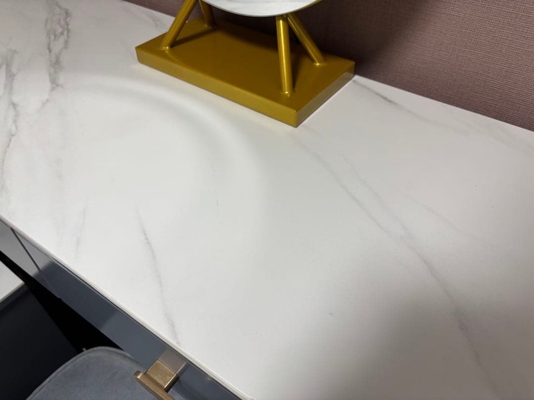 大理石　ドレッサー　チェスト　チェア　グレー　モダン　美品　デスク