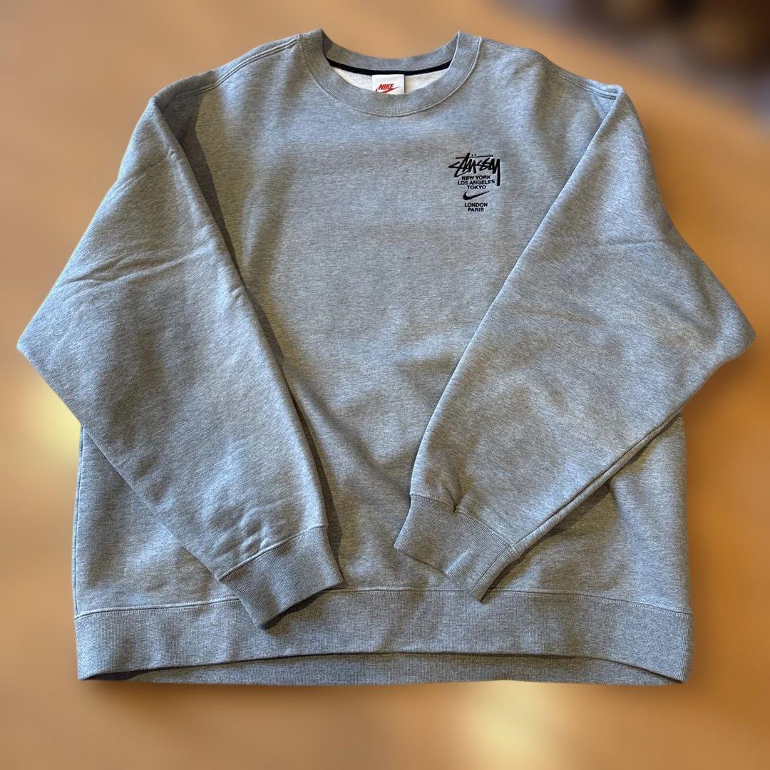 ト*ト様 Stussy × NIKE Sweatshirt XL DC4198-