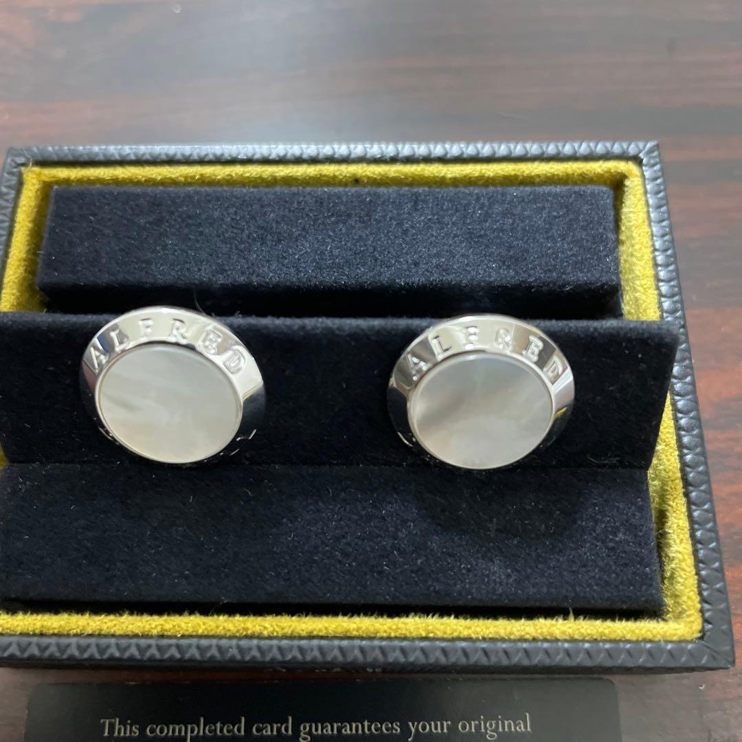 てんこdunhill ダンヒル マザーオブパール　ADカフリンクス