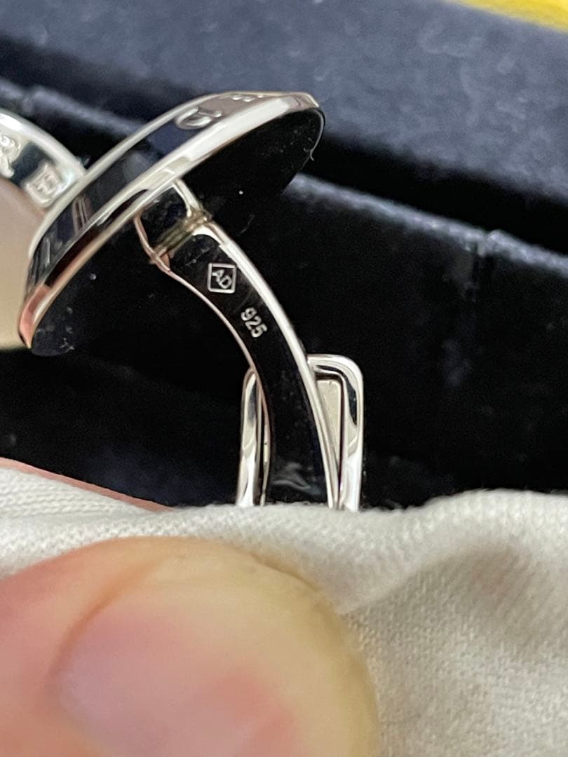 てんこdunhill ダンヒル マザーオブパール　ADカフリンクス