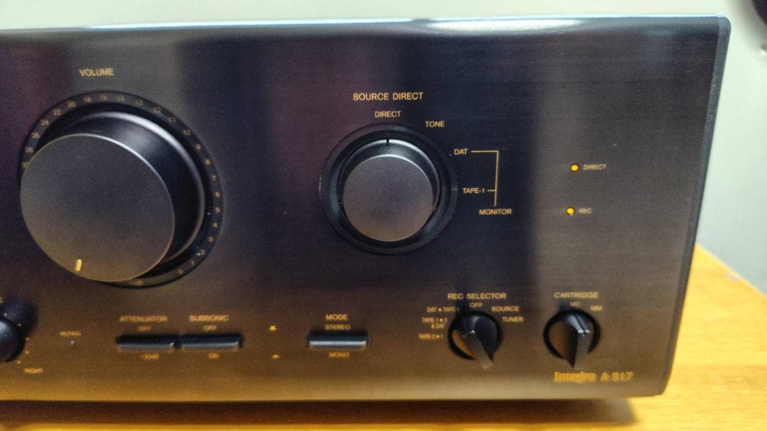 ONKYO Integra A-917 プリメインアンプ パワーアンプオンキヨー