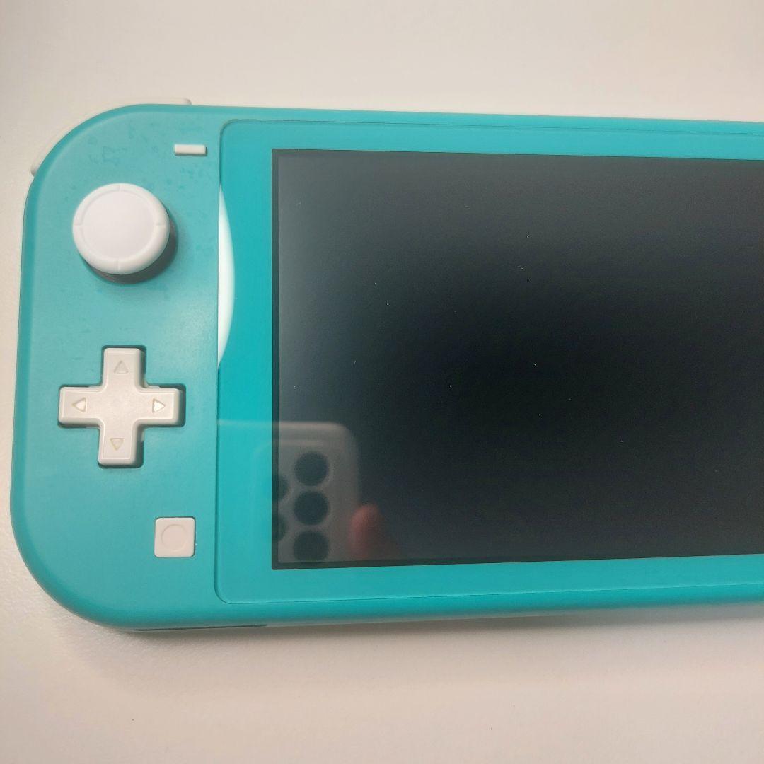【動作品】Switch Lite本体 ターコイズ 箱あり 充電器 SDカード付き