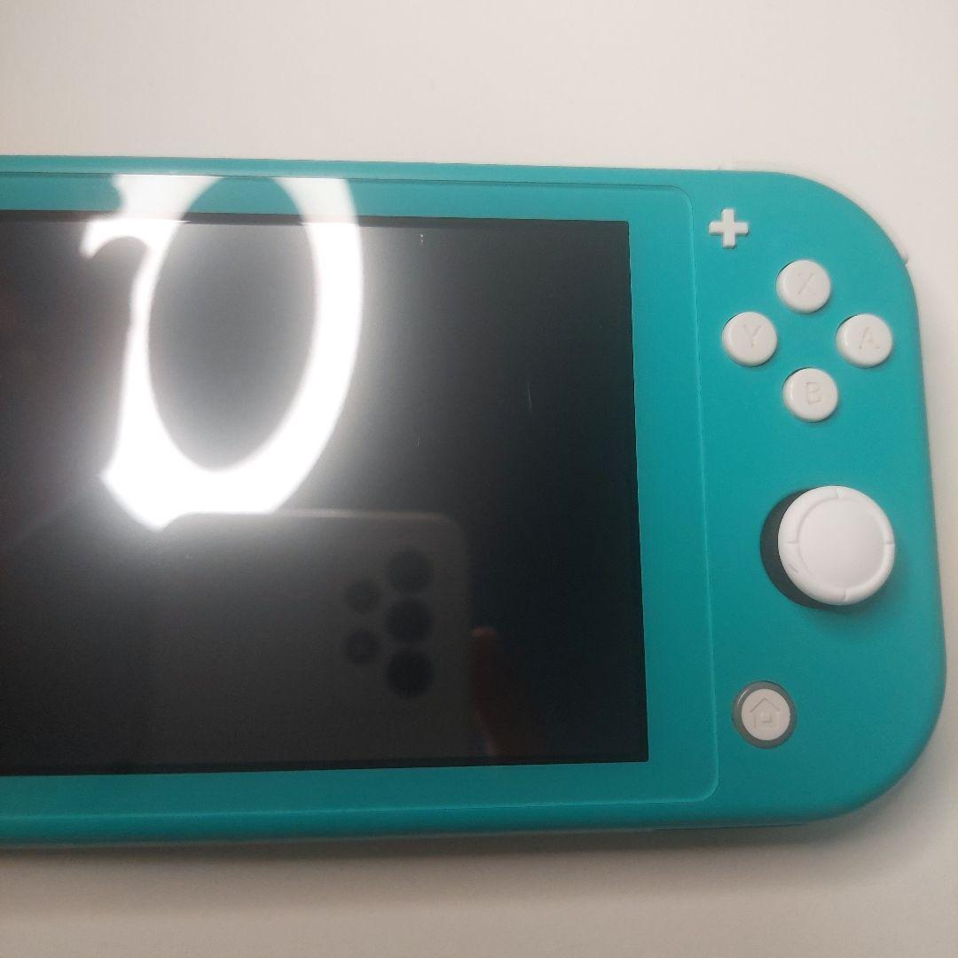 【動作品】Switch Lite本体 ターコイズ 箱あり 充電器 SDカード付き