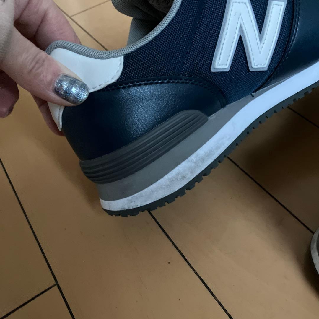 New Balance ネイビー スニーカー　24cm