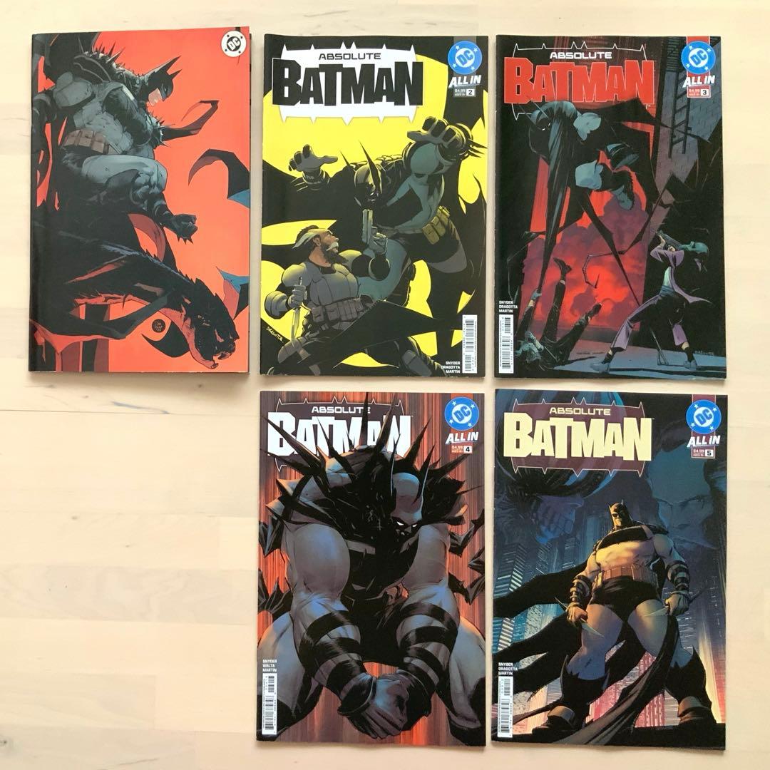 Absolute Batman 英語版 5冊 ※1冊目限定カバー