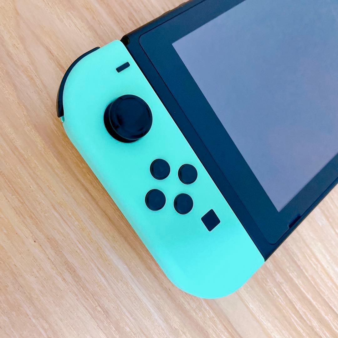 【未使用に近い】バッテリー強化版 Nintendo Switch本体どうぶつの森