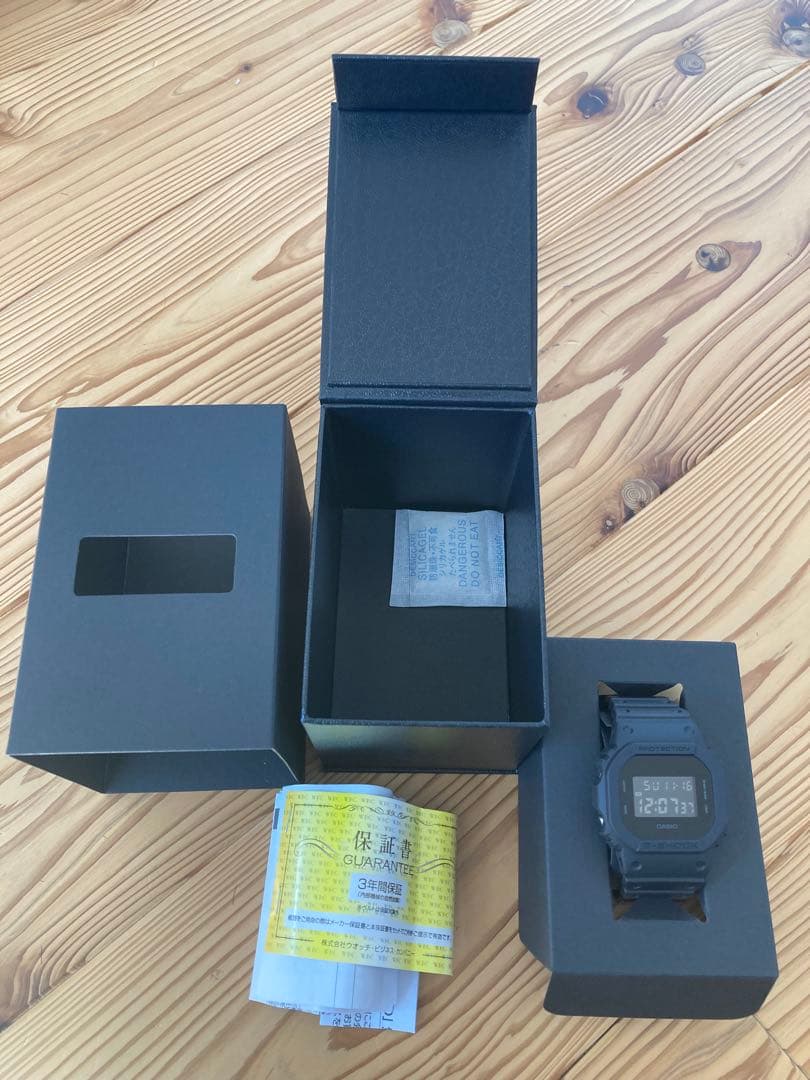 新品未使用 CASIO G-SHOCK ブラックDW-5600UBB 3年保証