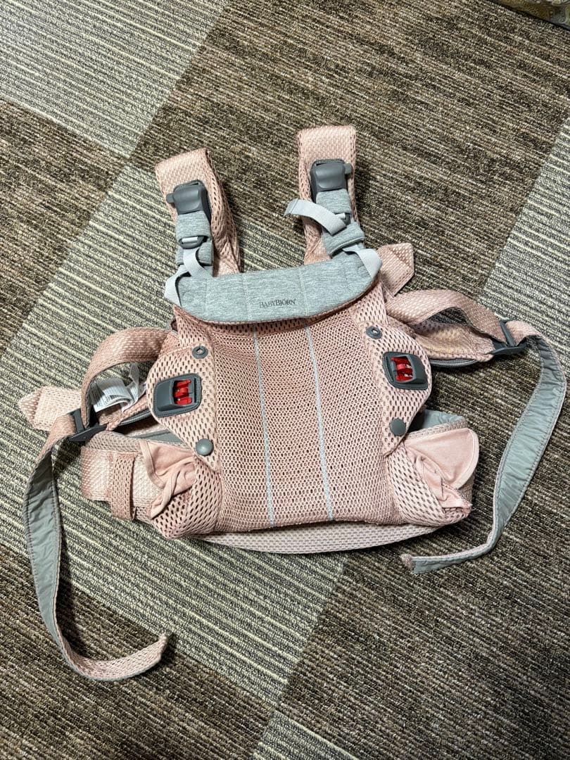 BABY BJORN ベビービョルンハーモニー 抱っこ紐 ダスティーピンク