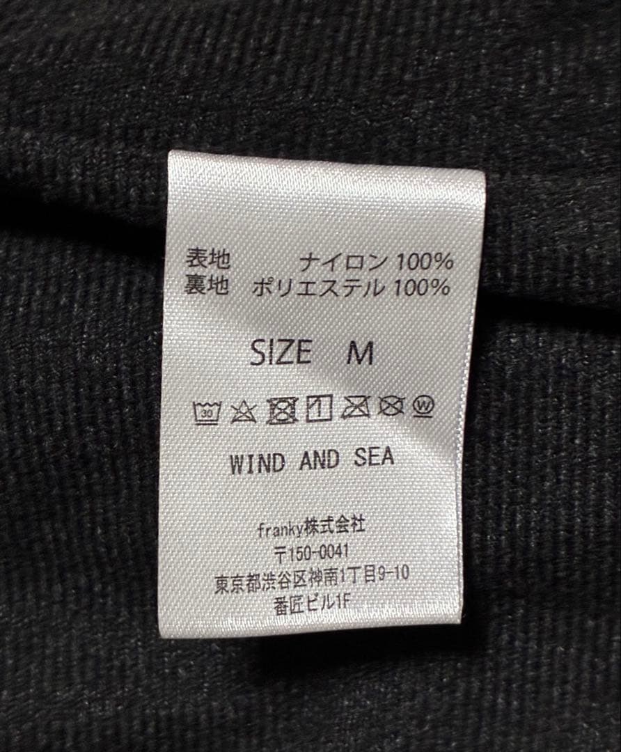 WIND AND SEA ナイロンジャケット Mサイズ