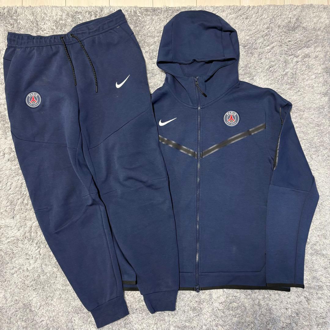 値下げNIKE tech fleece PSG パリサンジェルマン　セットアップ