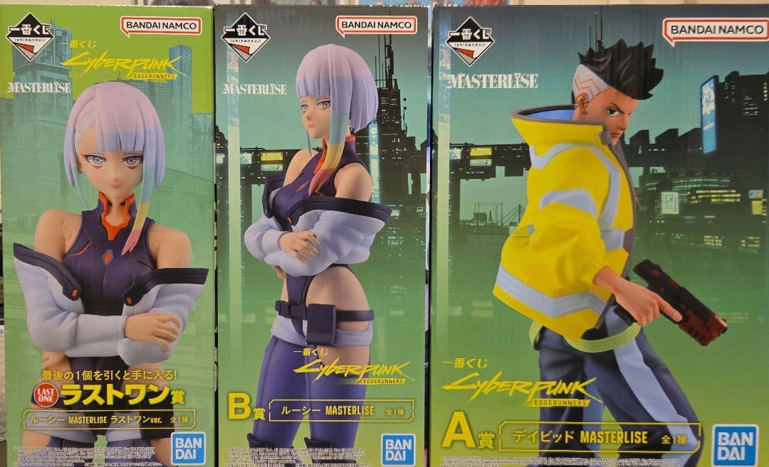 サイバーパンクエッジランナーズ一番くじ　A、B、ラスト、以下まとめてどーぞ売り