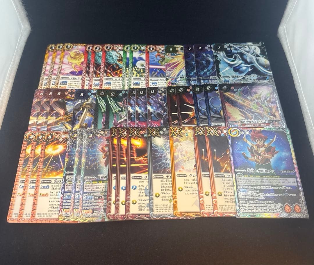 【バトルスピリッツ 】サジット型光導デッキ　41枚+おまけパーツ18枚