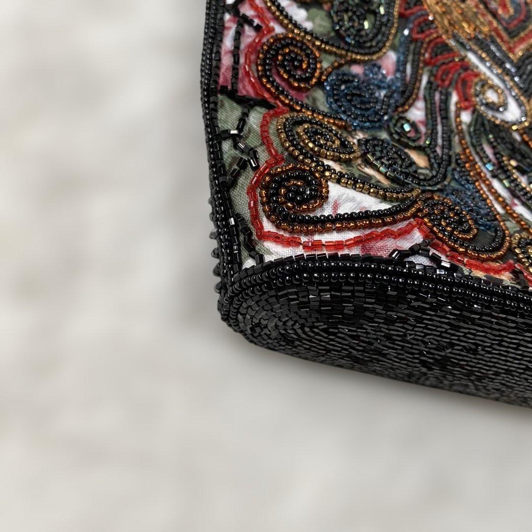 香鳥屋 ビーズバッグ パーティバッグ 和装バッグ 結婚式 ドレス