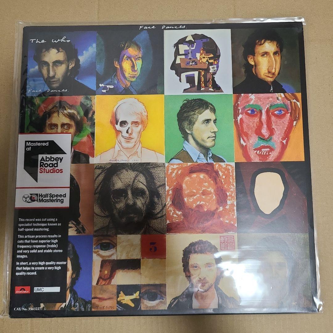 The Who Face Dances カラーレコード