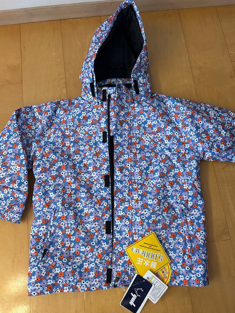 yuk 子供用スノーボードウェア 花柄