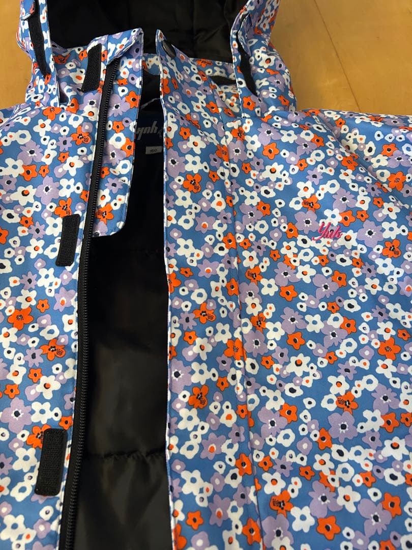 yuk 子供用スノーボードウェア 花柄