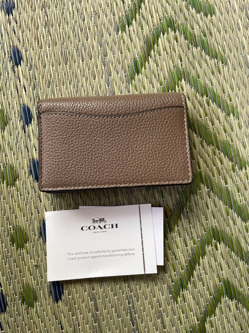 【本日限りの値段！！】COACH ブラウン 名刺入れ