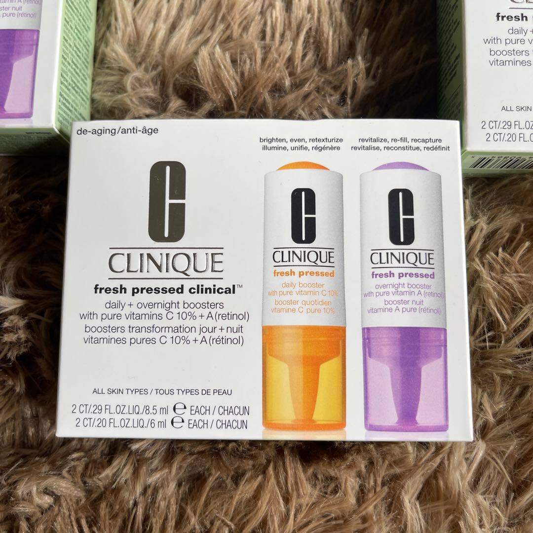 CLINIQUE フレッシュ プレスト デイ＆ナイトブースター12個セット
